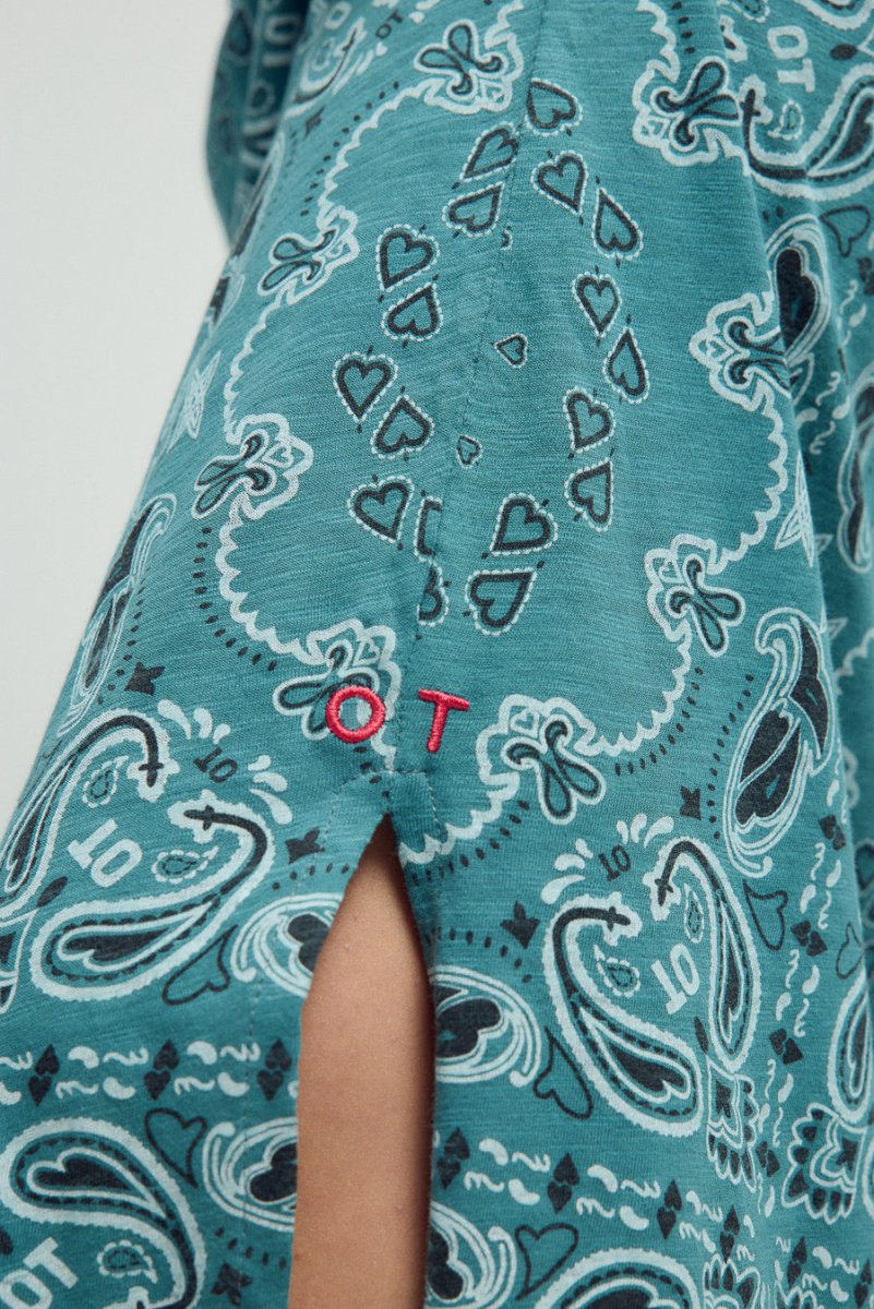 ROBE HENRY AQUA XS - ONE TEE