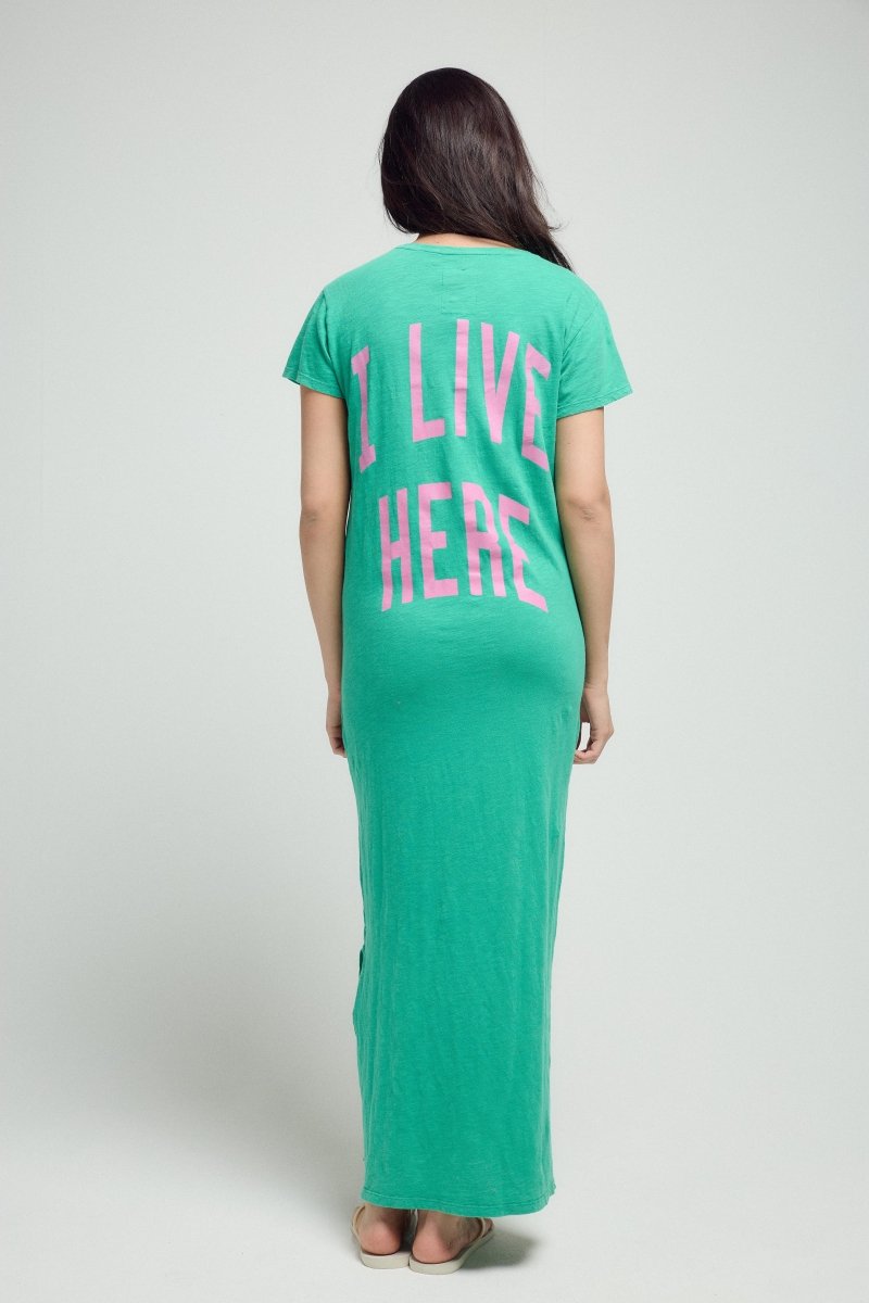 ROBE MARGARETH GREEN XS - ONE TEE