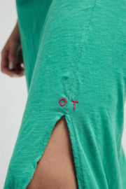 ROBE MARGARETH GREEN XS - ONE TEE