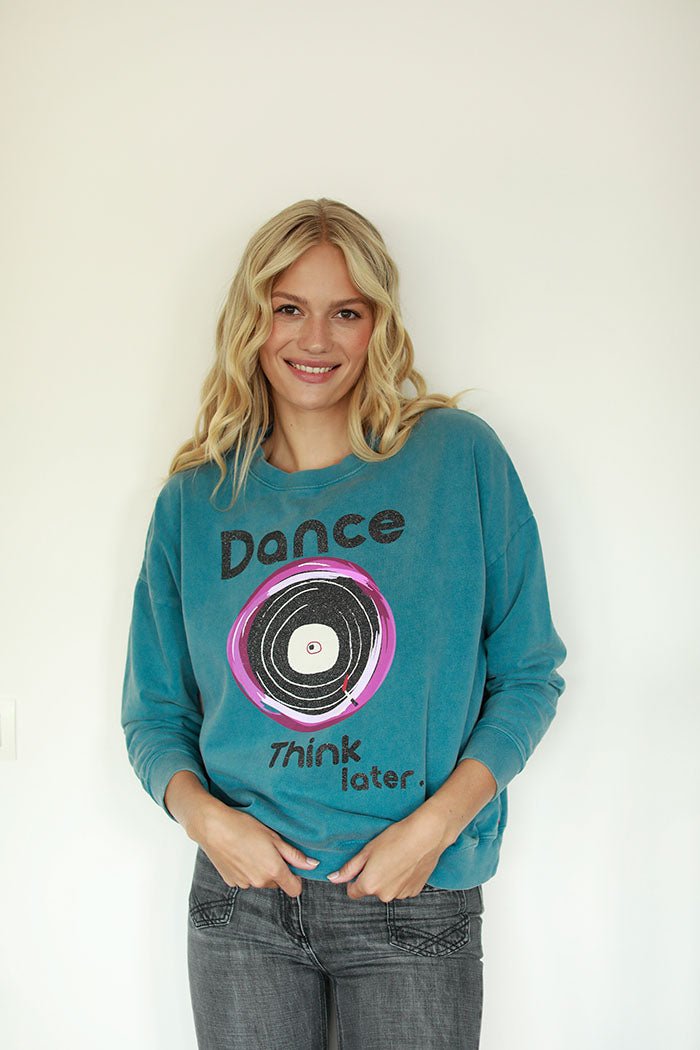 SWEAT KATIE XS BLEU DENIM - ONE TEE