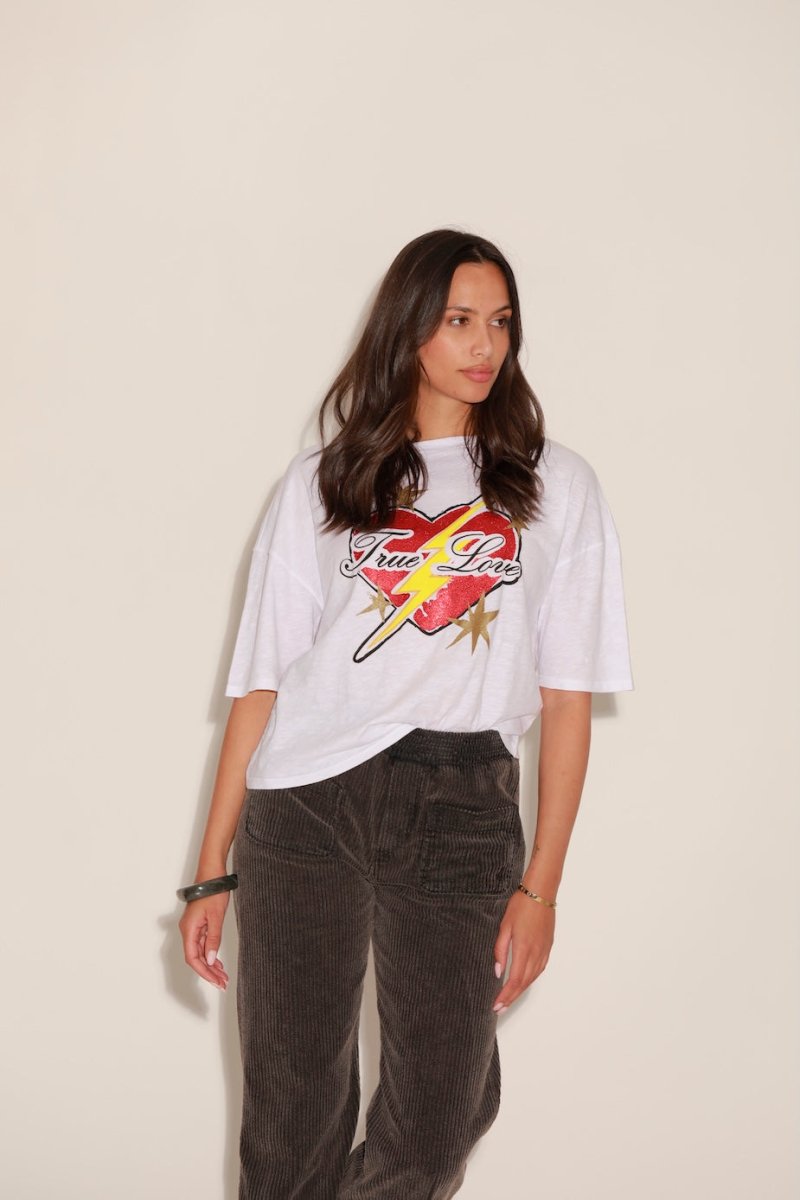 T - SHIRT AMAEL WHITE XS - ONE TEE