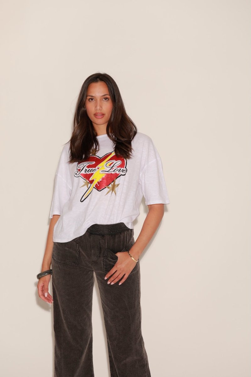 T - SHIRT AMAEL WHITE XS - ONE TEE