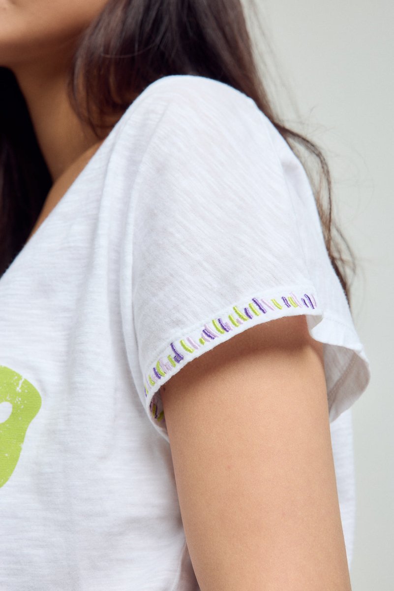 T - SHIRT AMIT BLANC XS - ONE TEE