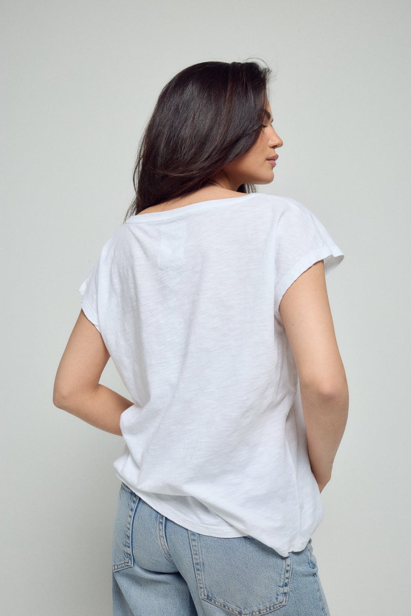 T - SHIRT AMIT BLANC XS - ONE TEE