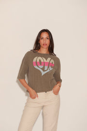 T - SHIRT ANNA CHOCOLAT XS - ONE TEE