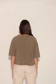 T - SHIRT ANNA CHOCOLAT XS - ONE TEE