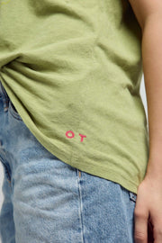 T - SHIRT ANNA LIN KAKI XS - ONE TEE
