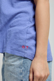 T - SHIRT ANNA LIN PURPLE XS - ONE TEE