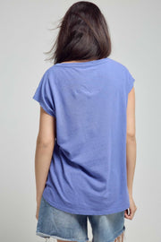 T - SHIRT ANNA LIN PURPLE XS - ONE TEE