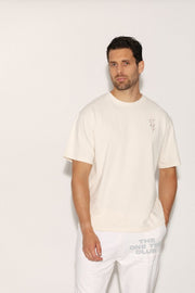 T - SHIRT AXEL IVOIRE XS - ONE TEE