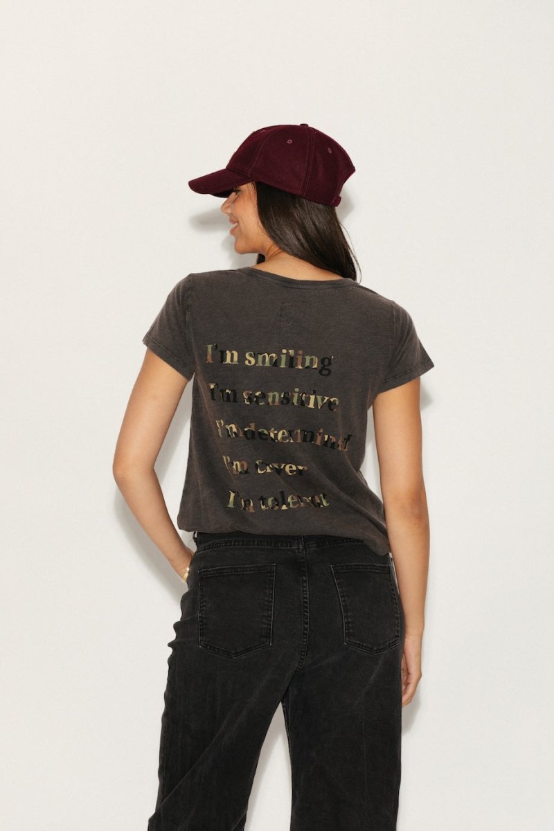 T - SHIRT CARMEL CARBONE XS - ONE TEE