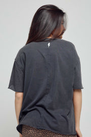 T - SHIRT CHARLY PRINT WHITE CARBONE XS - ONE TEE