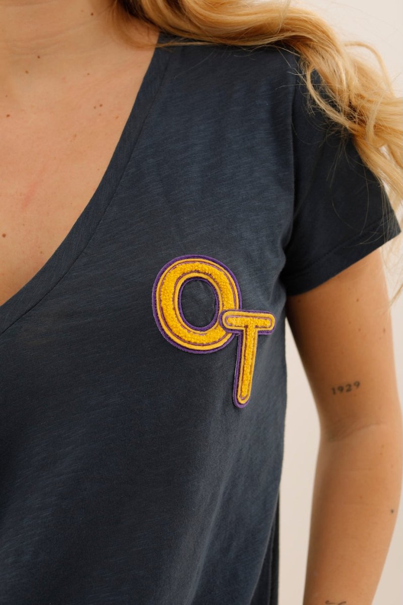 T - SHIRT GABY NAVY XS - ONE TEE