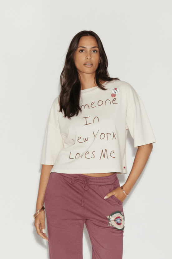 T - SHIRT ILDA IVOIRE XS - ONE TEE