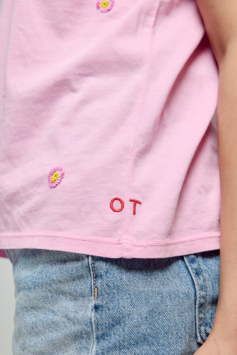 T - SHIRT JO PINK XS - ONE TEE