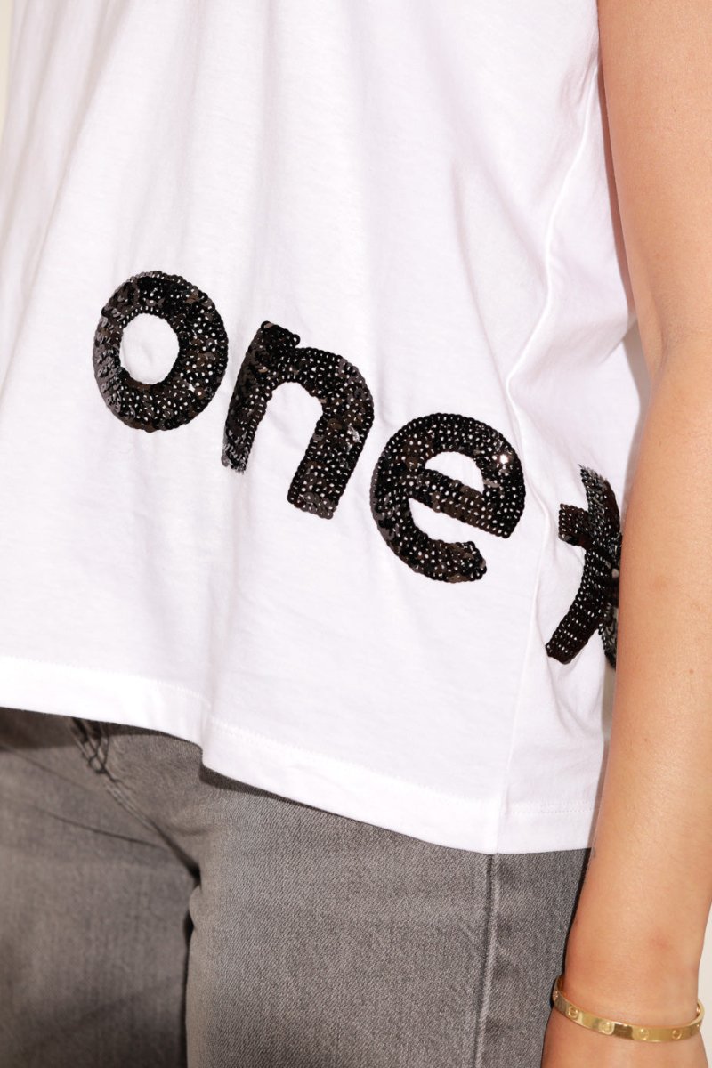 T - SHIRT JOE WHITE XS - ONE TEE