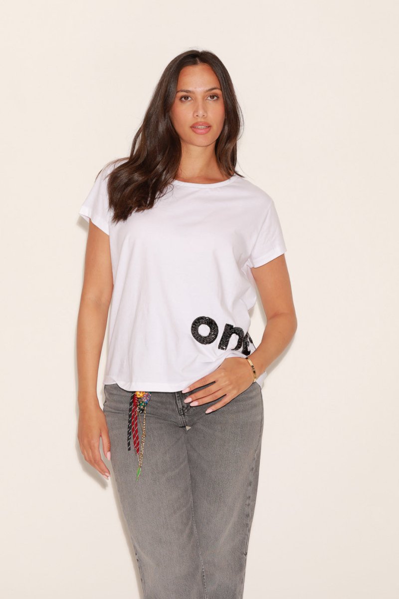 T - SHIRT JOE WHITE XS - ONE TEE