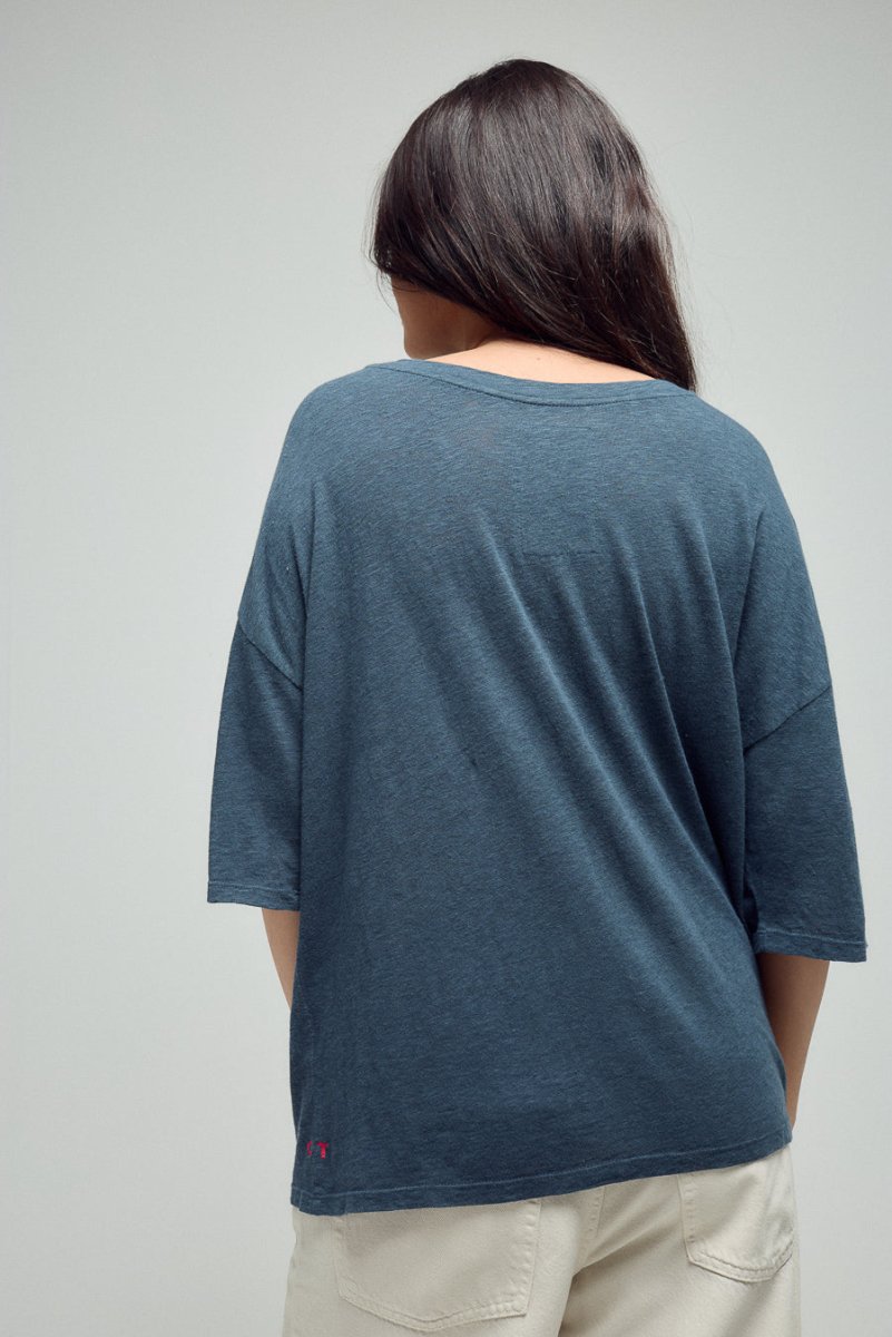 T - SHIRT JUDITH NAVY XS - ONE TEE