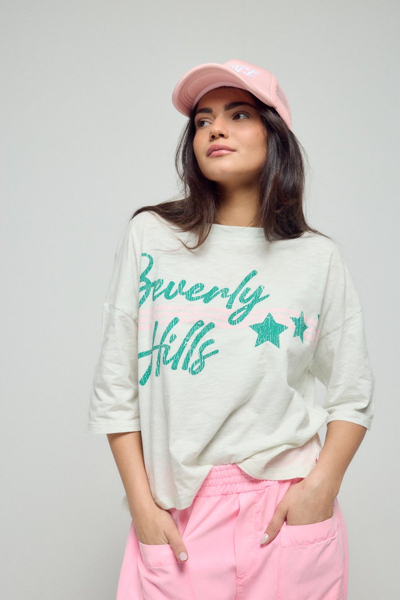 T - SHIRT KELLY AQUA XS - ONE TEE