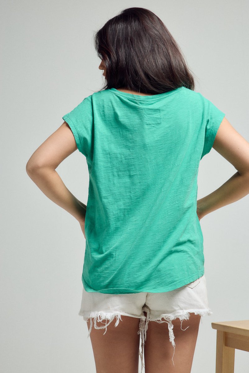 T - SHIRT MAZAL GREEN XS - ONE TEE