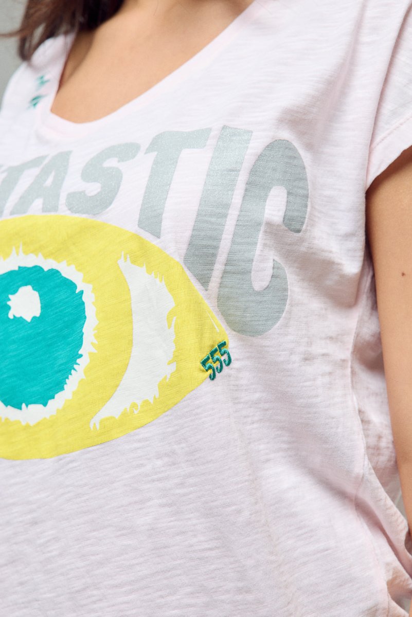 T - SHIRT MAZAL PINK XS - ONE TEE
