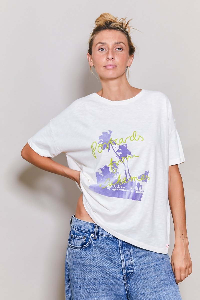 T - SHIRT NOA ECRU XS - ONE TEE