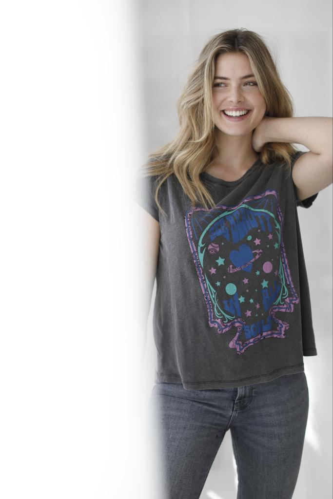 T - SHIRT ROSE XS - ONE TEE