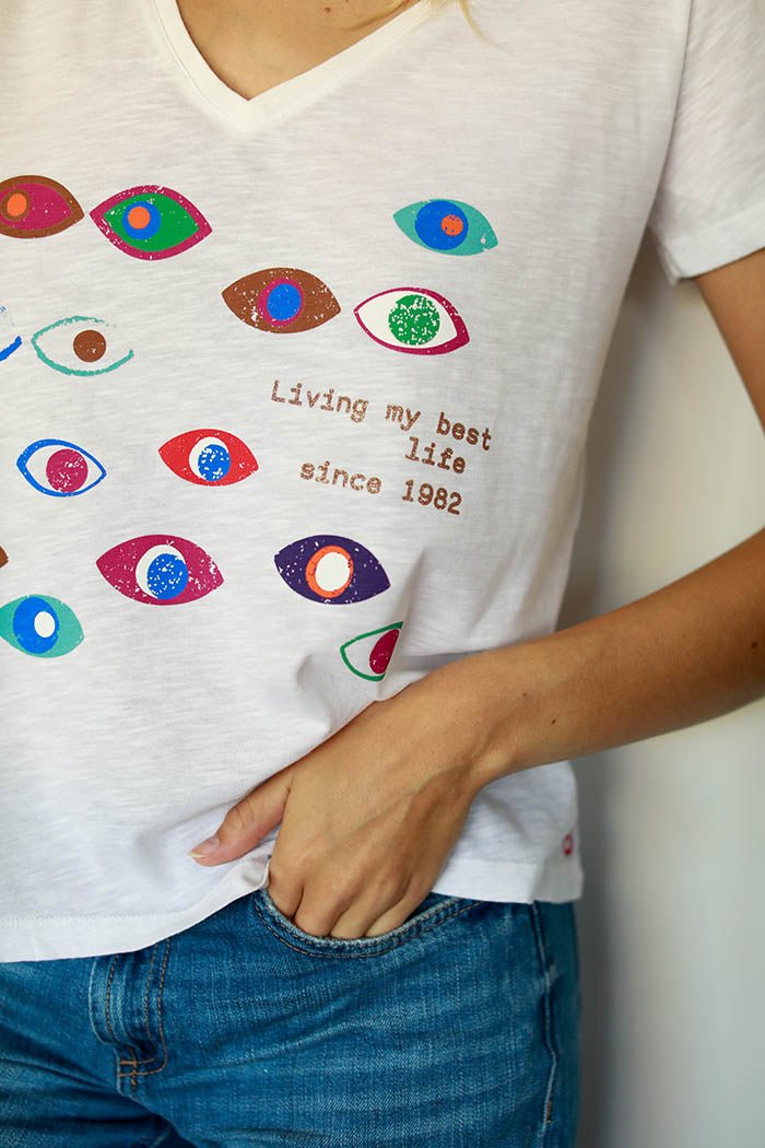 T - SHIRT SHANA BLANC XS BLANC - ONE TEE