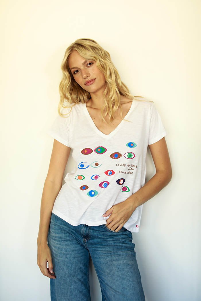 T - SHIRT SHANA BLANC XS BLANC - ONE TEE