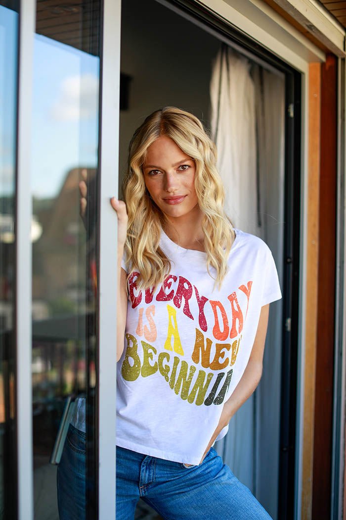 T - SHIRT VANESSA A couleur XS BLANC - ONE TEE