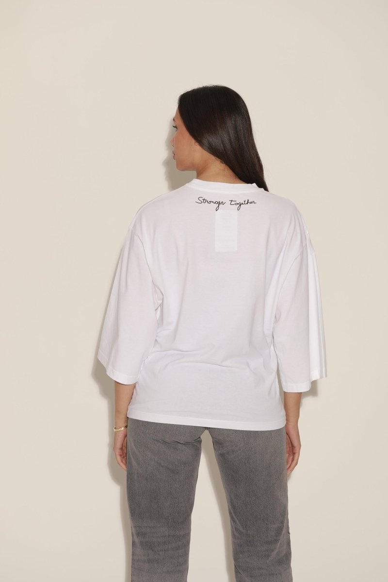 T-shirt Véronika Lou BLANC XS - ONE TEE X VERONIKA LOUBRY