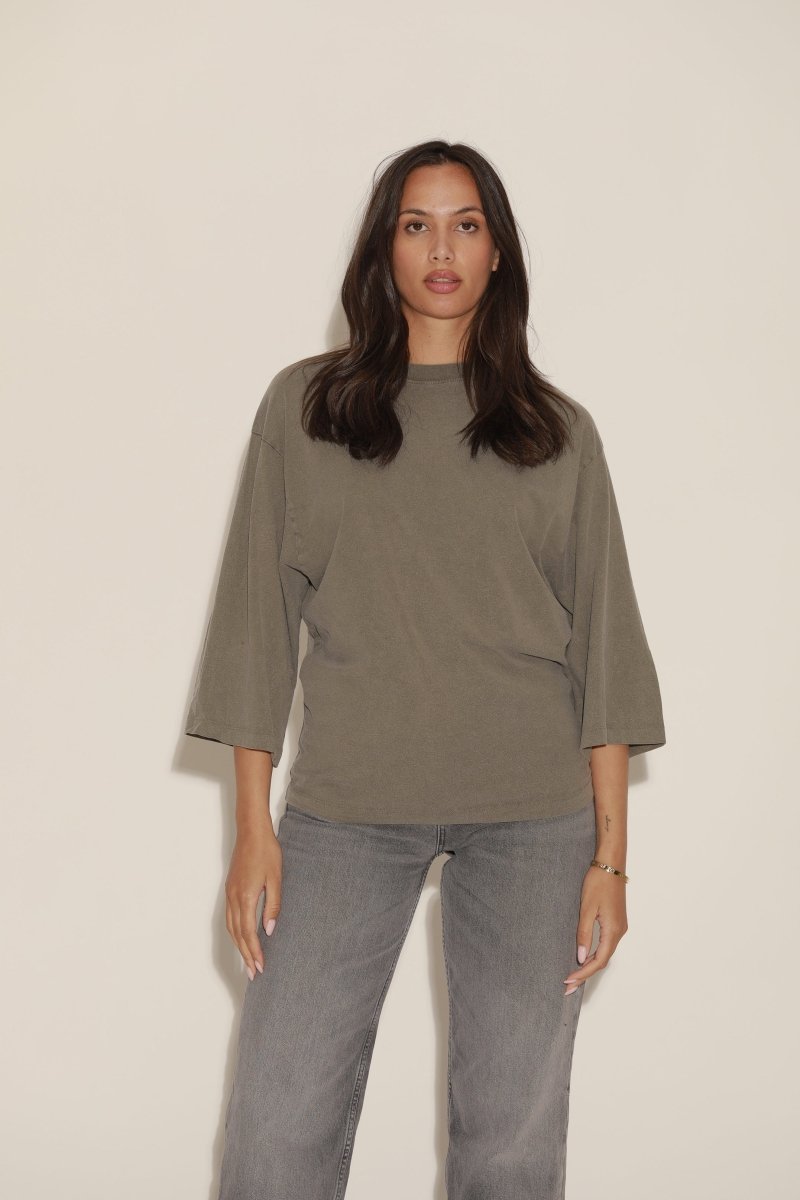 T-shirt Véronika Lou KAKI XS - ONE TEE X VERONIKA LOUBRY