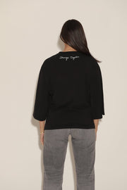 T-shirt Véronika Lou NOIR XS - ONE TEE X VERONIKA LOUBRY