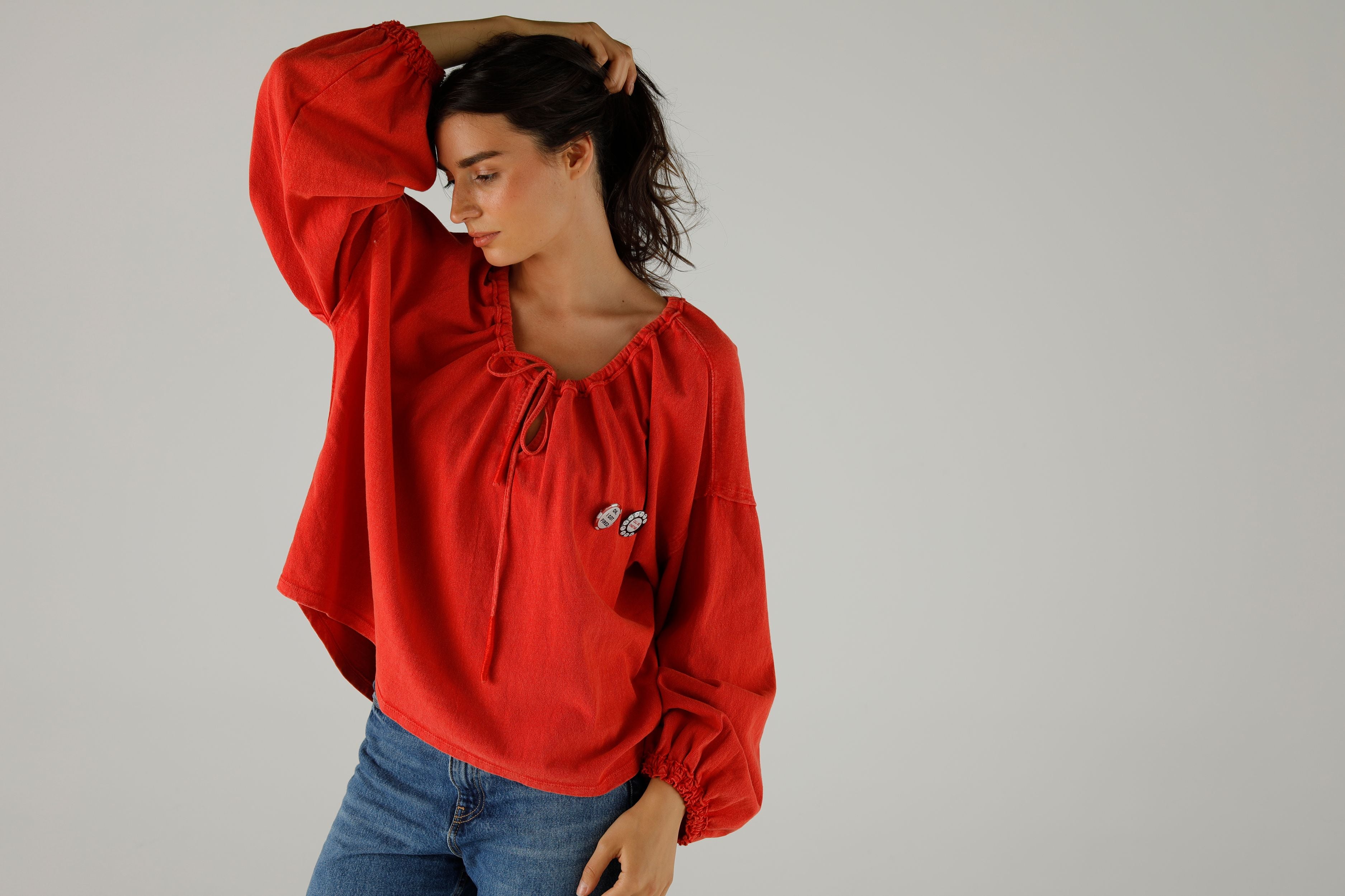 BLOUSE BONNIE CRIMSON