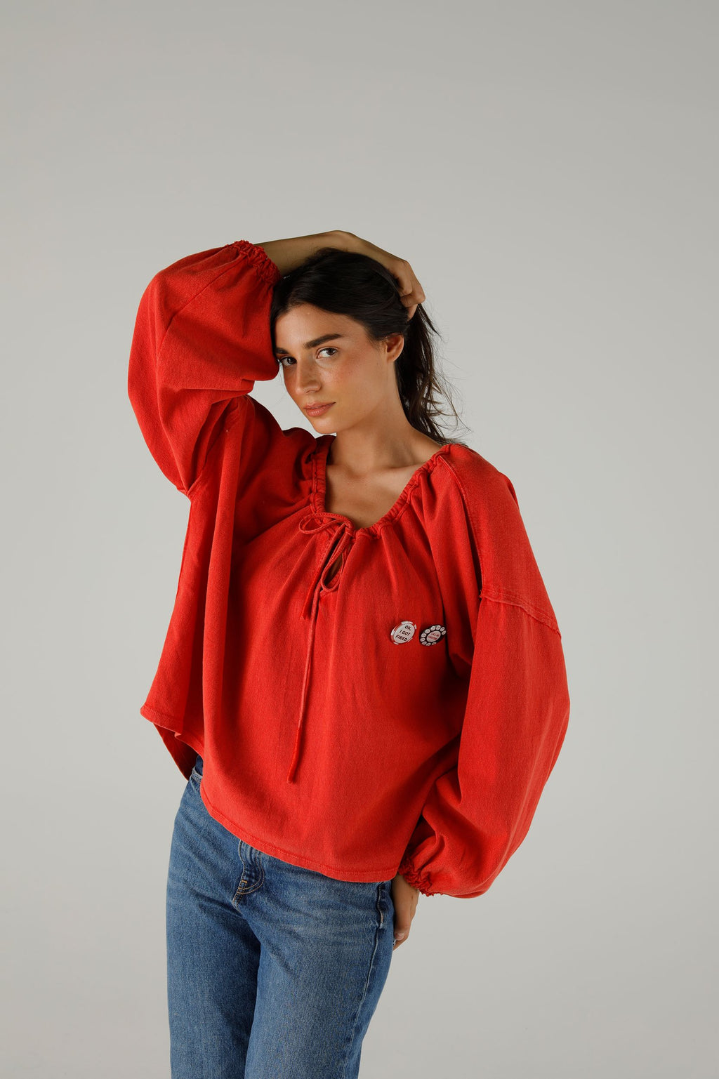 BLOUSE BONNIE CRIMSON