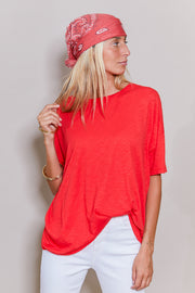 VERONIKA RED T-SHIRT