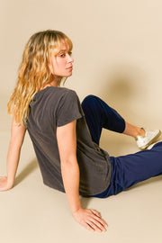AVA CARBON PARMA GLITTER T-SHIRT