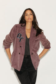 BLAZER CARRIE BURGUNDY S/M - ONE TEE