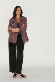 BLAZER CARRIE BURGUNDY S/M - ONE TEE