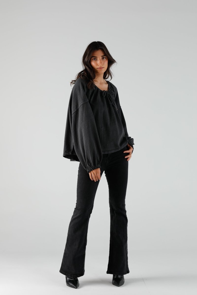 BLOUSE BONNIE SLATE XS/S SLATE - ONE TEE