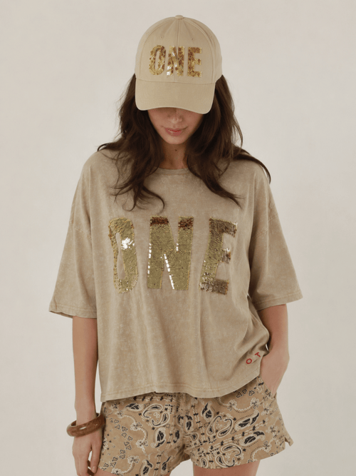 CASQUETTE ALAN SAND ONE SIZE - ONE TEE