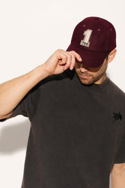 CASQUETTE ONE BURGUNDY - ONE TEE