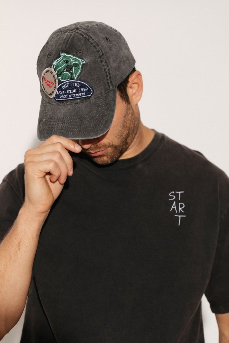 CASQUETTE ORESTE BLACK - ONE TEE