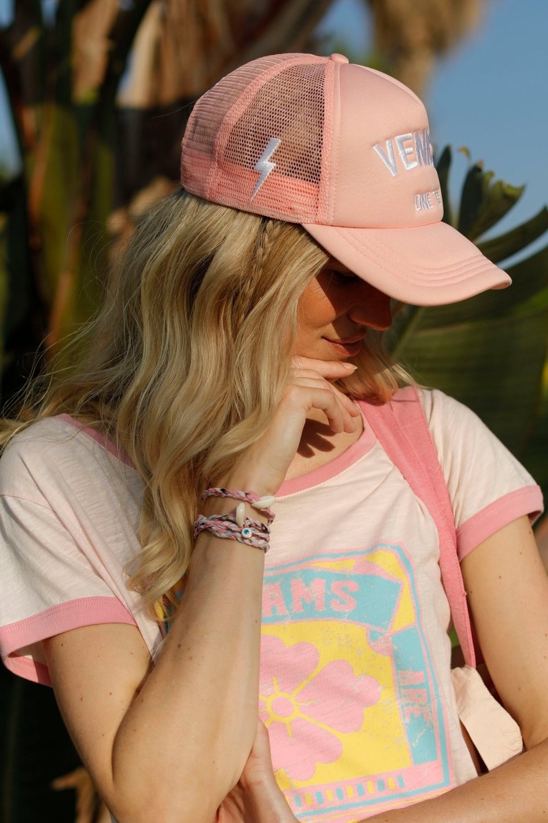 CASQUETTE VENICE LIGHT PINK TU - ONE TEE