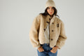 COAT REBECCA IVORY XS/S IVORY - ONE TEE