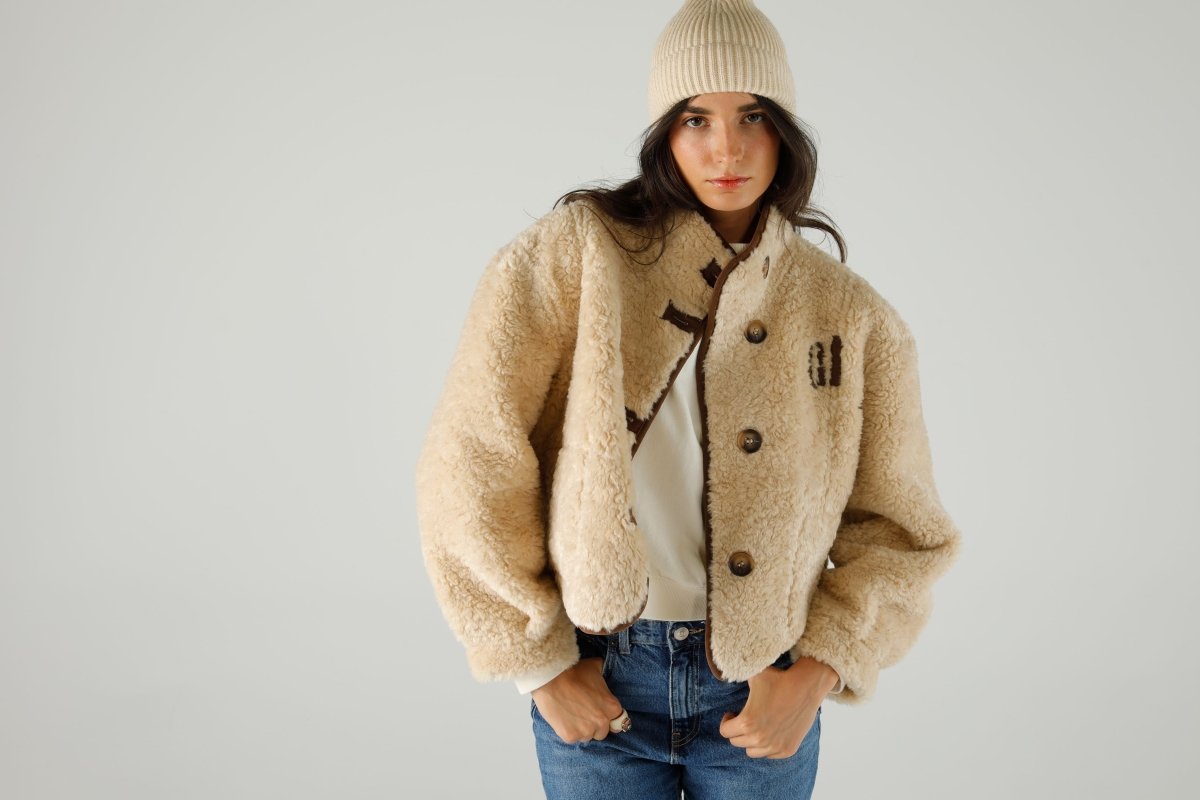 COAT REBECCA IVORY XS/S IVORY - ONE TEE