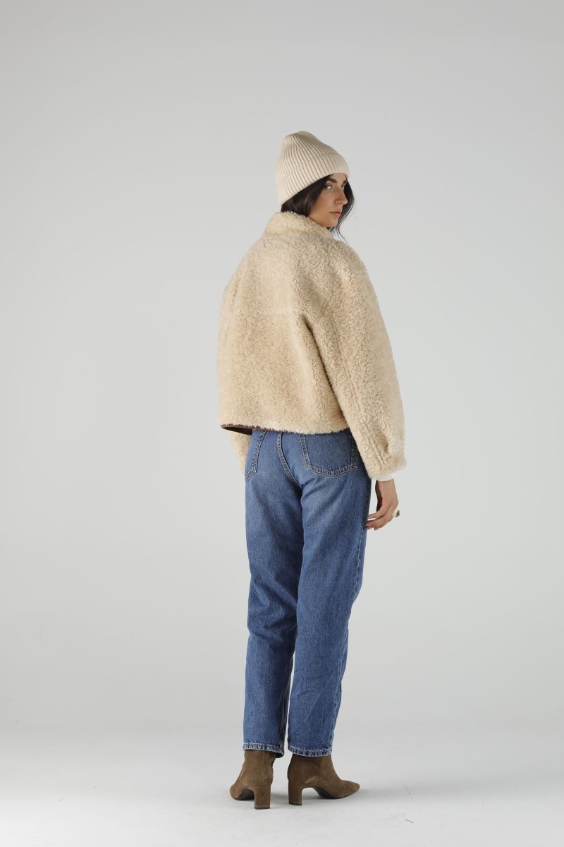 COAT REBECCA IVORY XS/S IVORY - ONE TEE