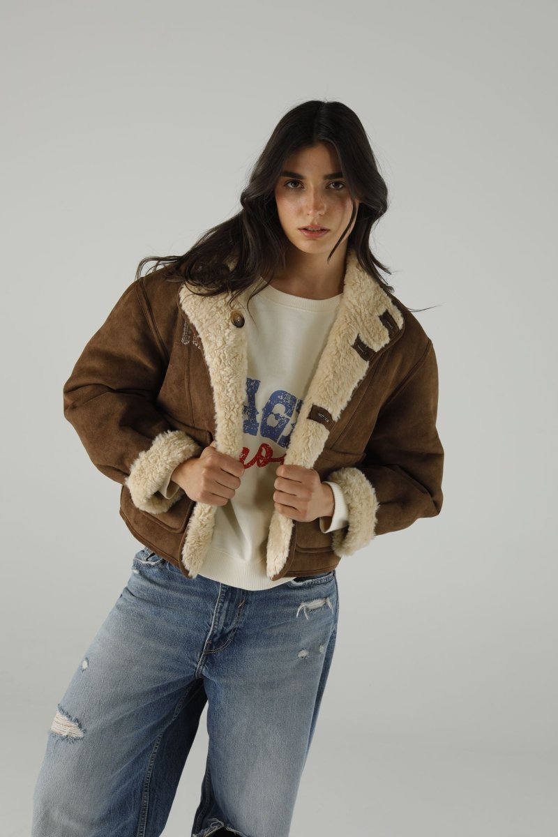 COAT REBECCA IVORY XS/S IVORY - ONE TEE