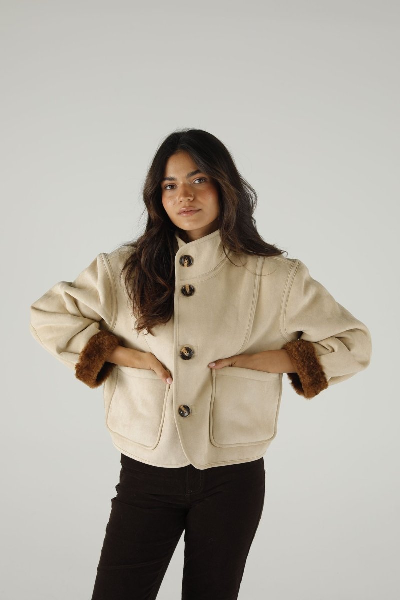 COAT REBECCA OCRE XS/S OCRE - ONE TEE