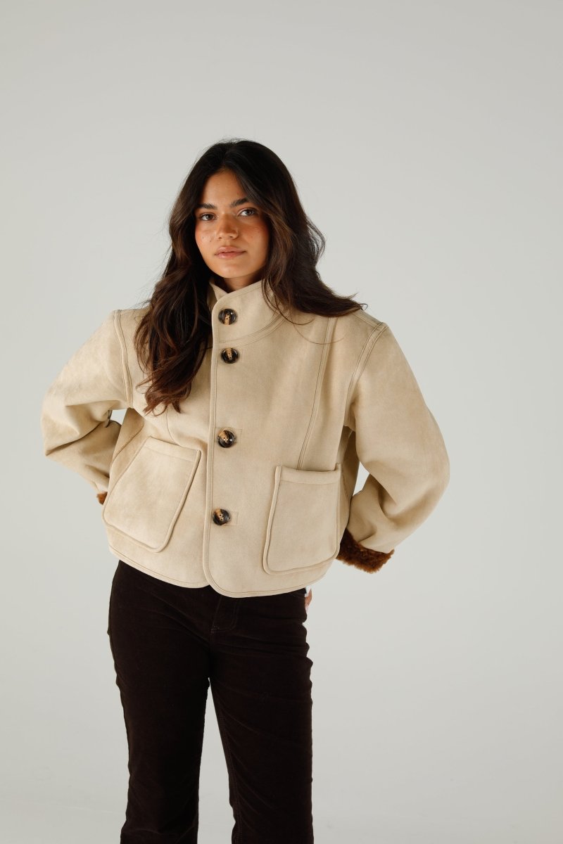COAT REBECCA OCRE XS/S OCRE - ONE TEE